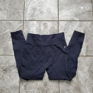 EUC ZYIA Black textured leggings